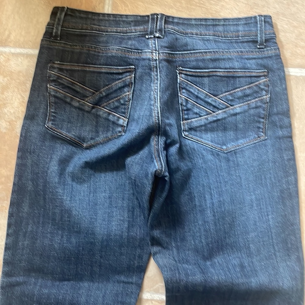 The Limited flare dark wash jeans size 10 inseam 33” - Picture 4 of 5